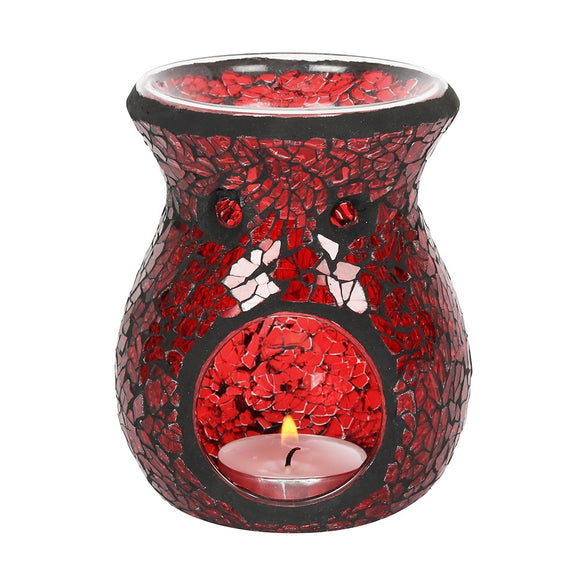 Red Crackle Glass - Wax Melt / Oil Burner