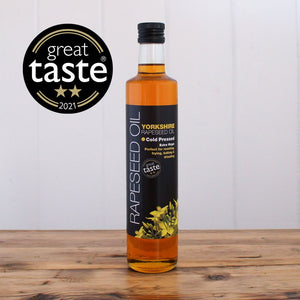 Yorkshire Cold Pressed Extra Virgin Rapeseed Oil - 100ml, 500ml & 5L